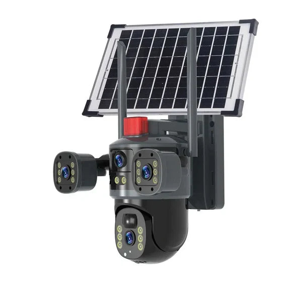Kamerë Solare Outdoor 8MP – 360° me 32GB Memorie – Kamerë Sigurie WiFi