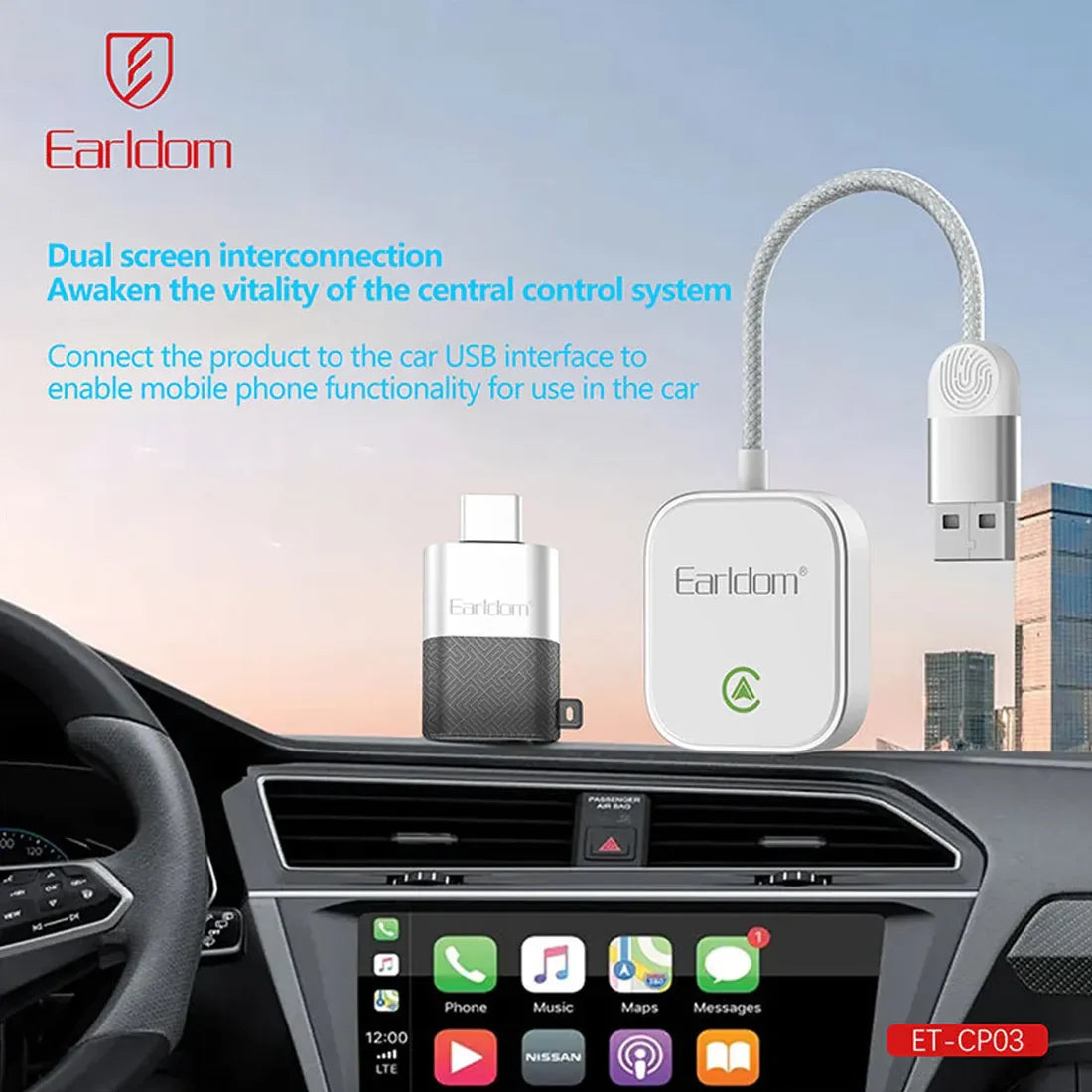 Earldom CP03 CarPlay Adapter, pamja 4