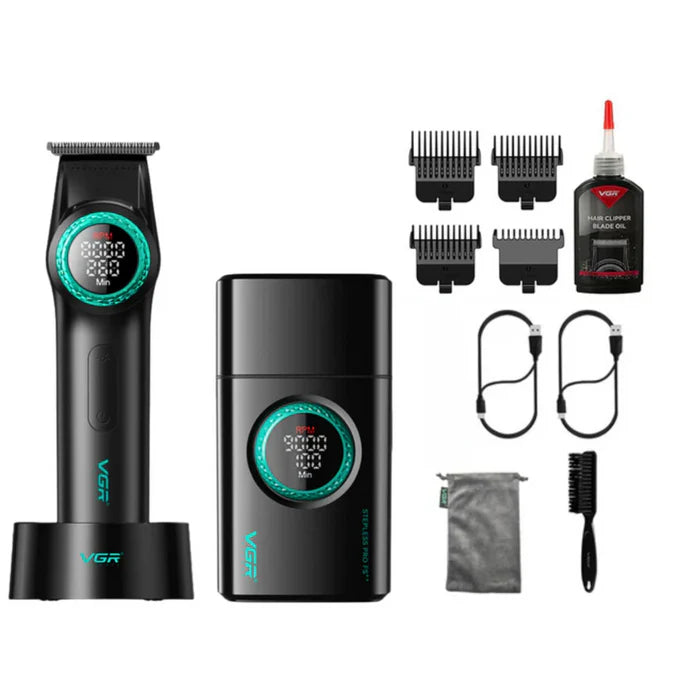 Set Profesional Vgr 377 & Vgr V-997 – Makinë Qethjeje