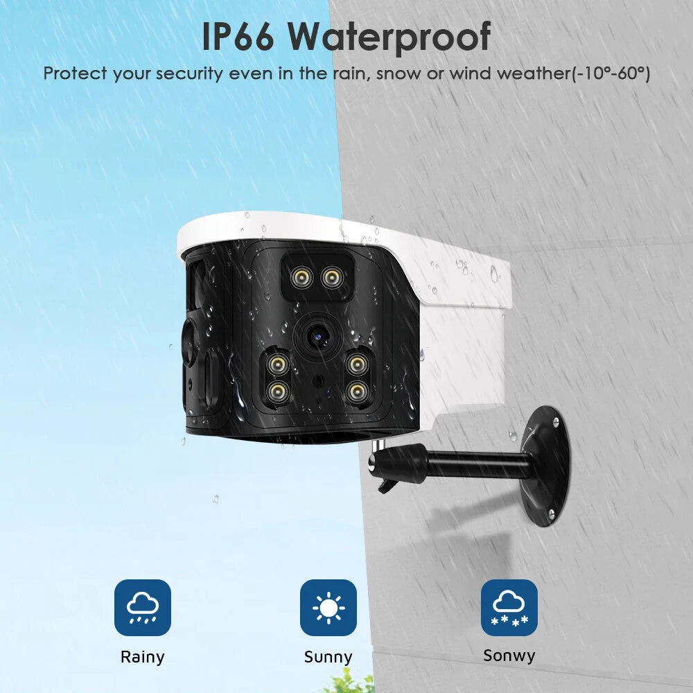 BESDER 8MP WiFi Kamera Sigurie 180° me Human Detection (iCam365) – Kamerë Sigurie WiFi, pamja 5