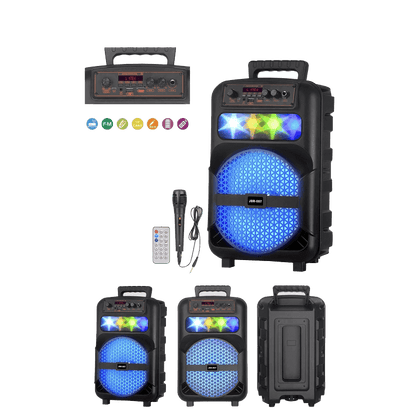 JBR-007 Trolley Bluetooth Speaker me Mikrofon me Kabllo