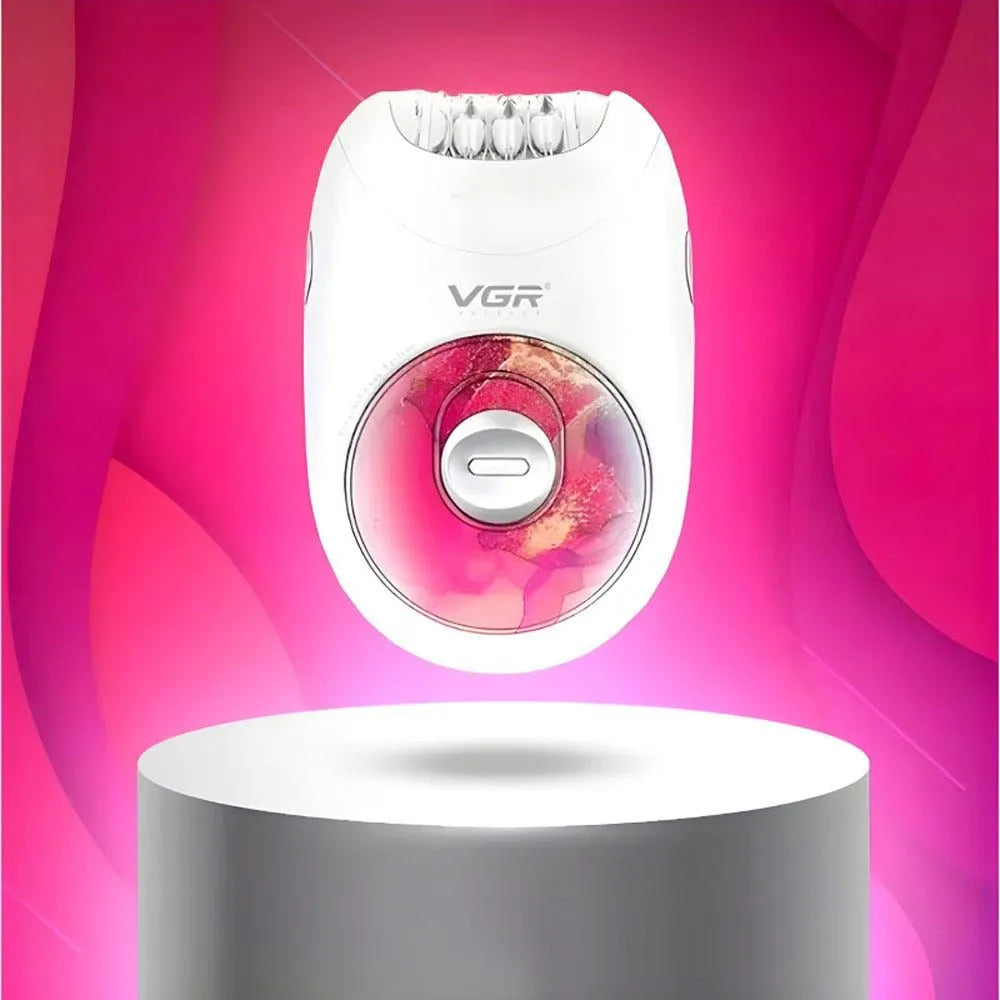 VGR V-706 Epilator Profesional i Rikarikueshëm për Femra Bardhë/Rozë, pamja 3