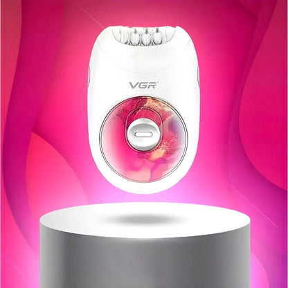 VGR V-706 Epilator Profesional i Rikarikueshëm për Femra Bardhë/Rozë