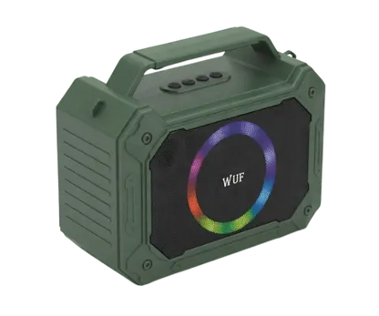 WUF W39 Altoparlant Portativ Wireless 15W me Bluetooth 5.3, RGB, FM Radio, USB, TF dhe AUX